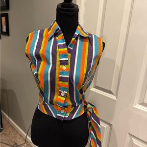 Vintage 1960’s Striped Sleeveless Top